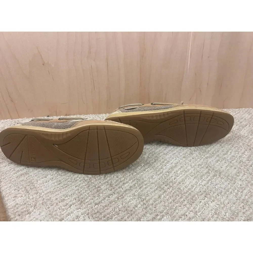 Sperry Top-Sider Leather Boat Shoes Men’s 9M Tan Brown‎ Casual